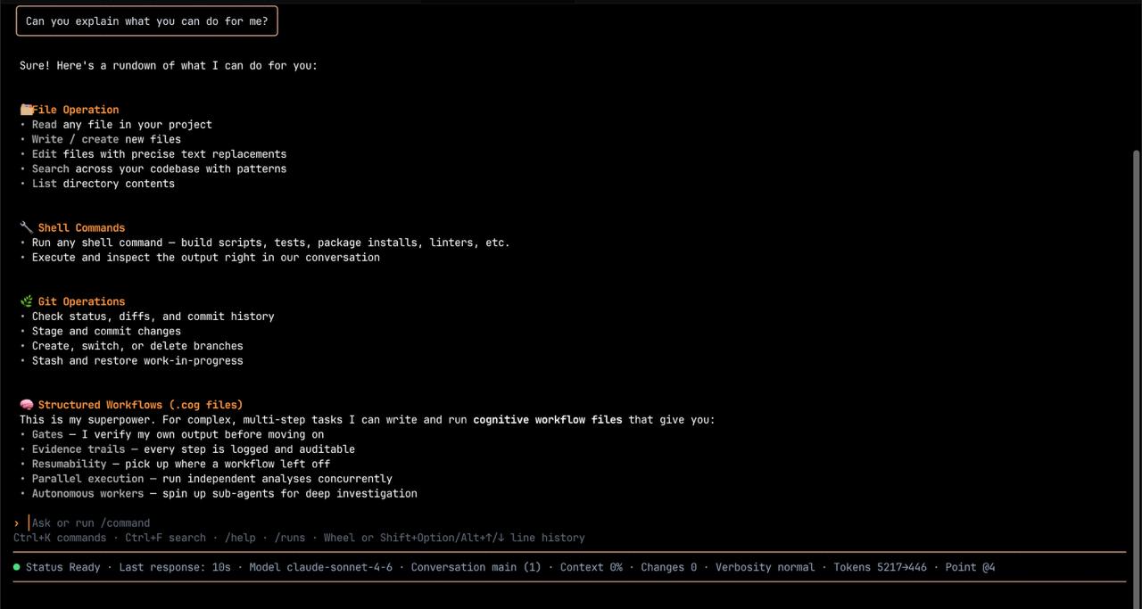 Coglan terminal detail view